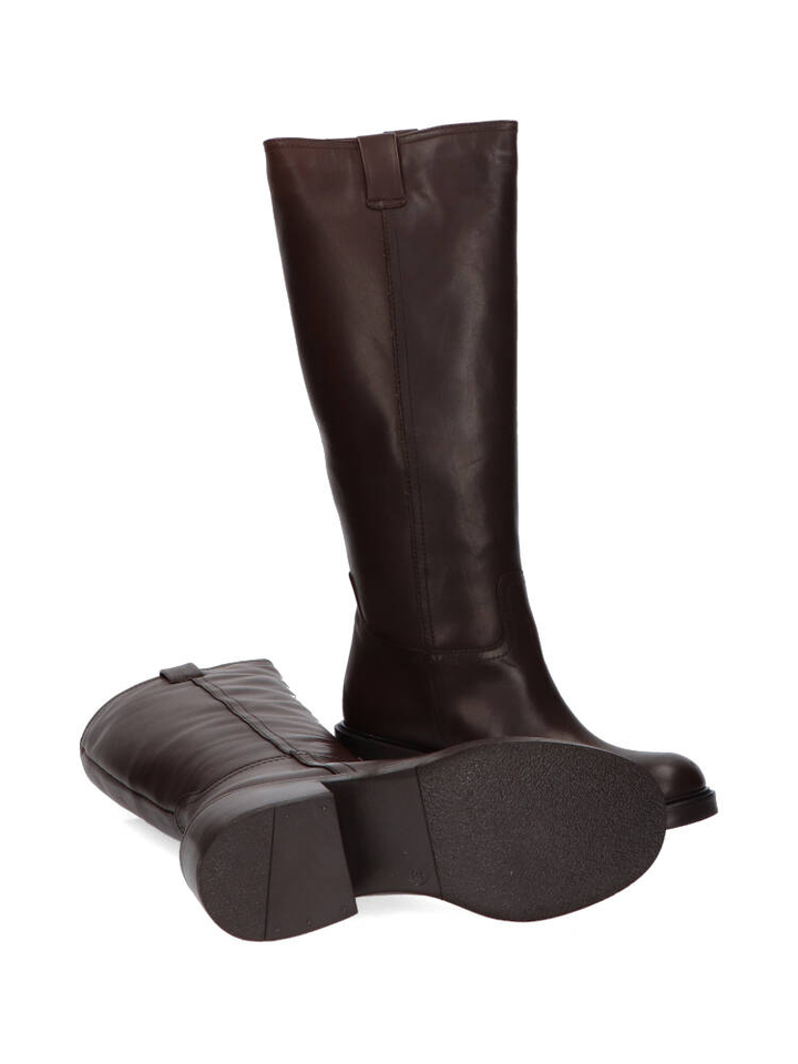 Chocolade bruine lange laarzen Julie Dee