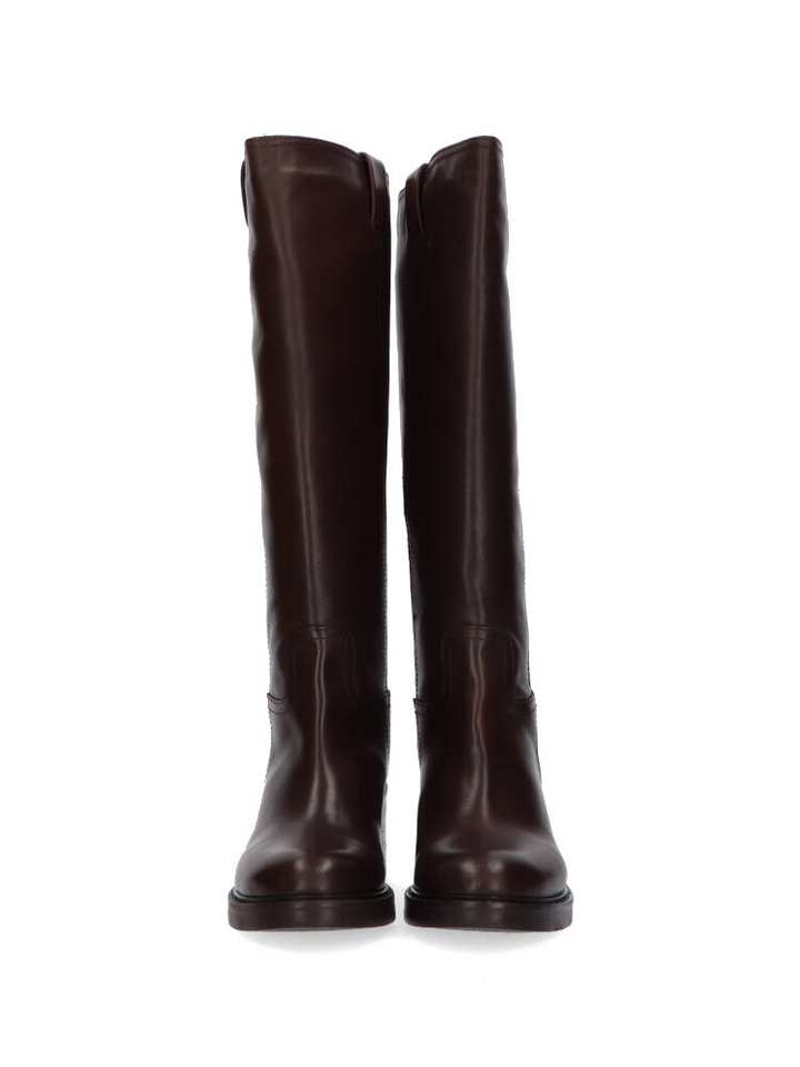 Chocolade bruine lange laarzen Julie Dee