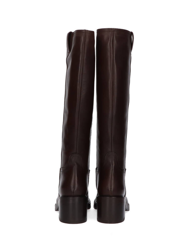 Chocolade bruine lange laarzen Julie Dee