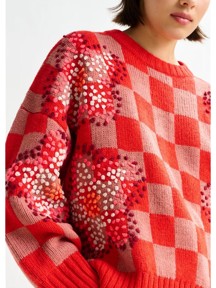 Geruiten trui Inter Essentiel 