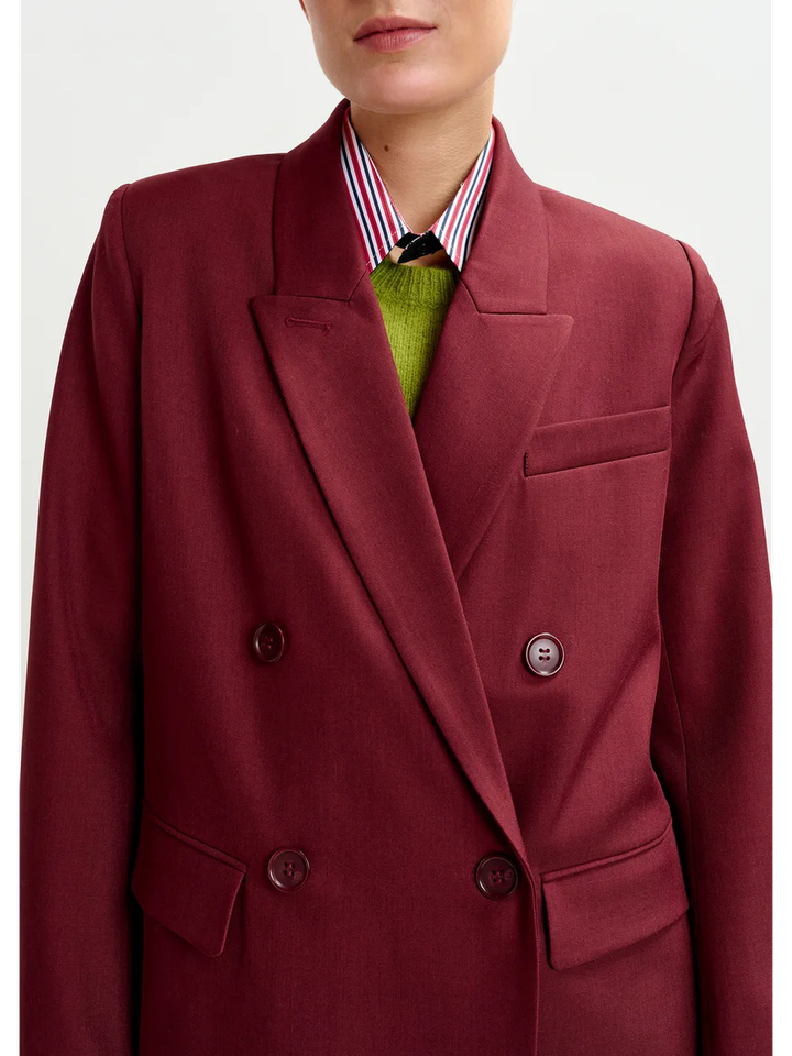 Bordeaux stijlvolle blazer Imure Essentiel