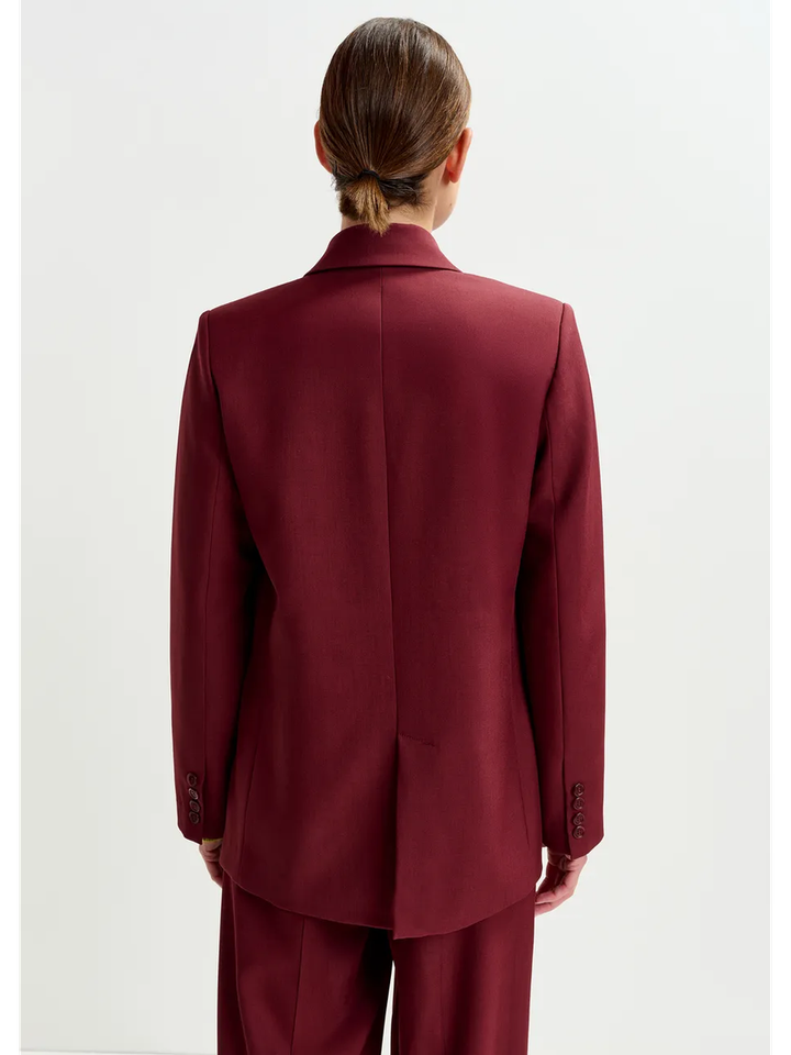 Bordeaux stijlvolle blazer Imure Essentiel