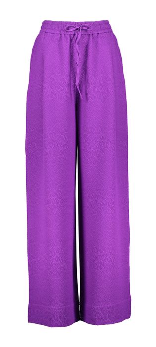 Paarse broek met brede broekspijpen Itchy Essentiel