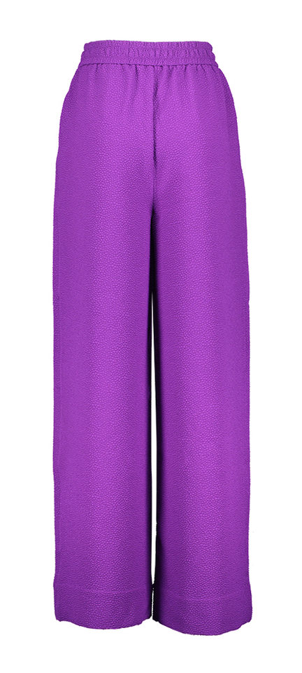 Paarse broek met brede broekspijpen Itchy Essentiel