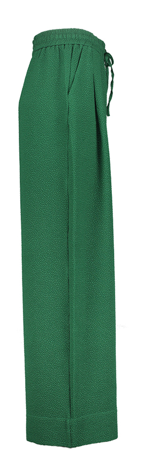 Groene broek met brede broekspijpen Itchy Essentiel