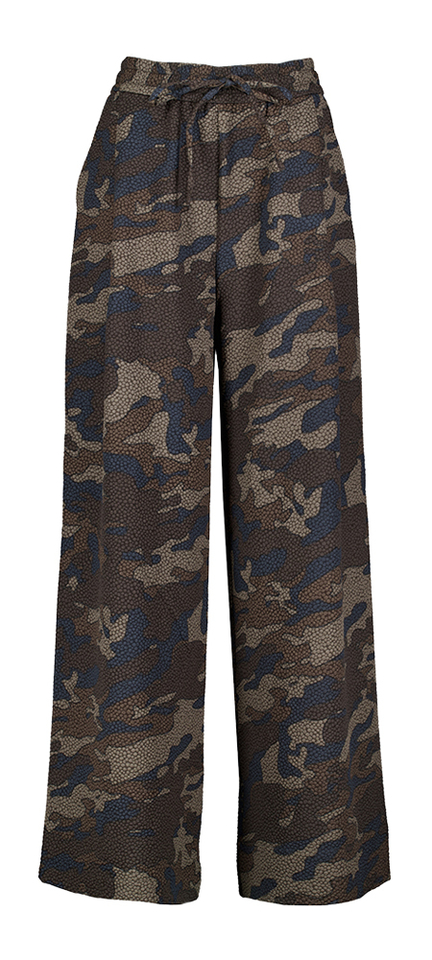 Bruin lange wijde broek Itchy Essentiel 