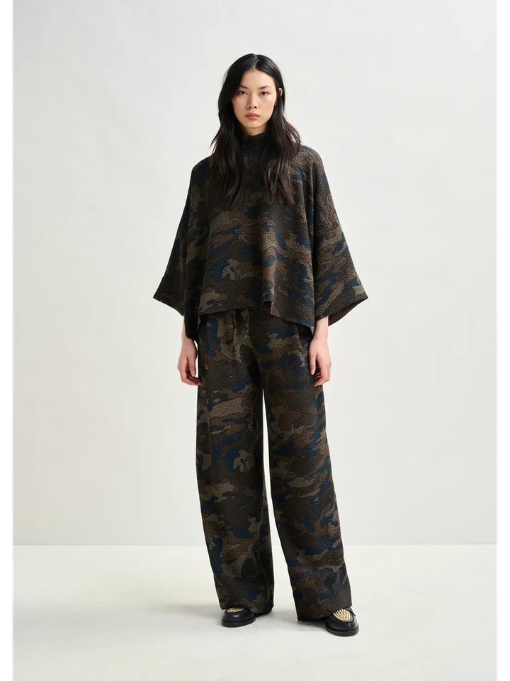 Bruin lange wijde broek Itchy Essentiel 