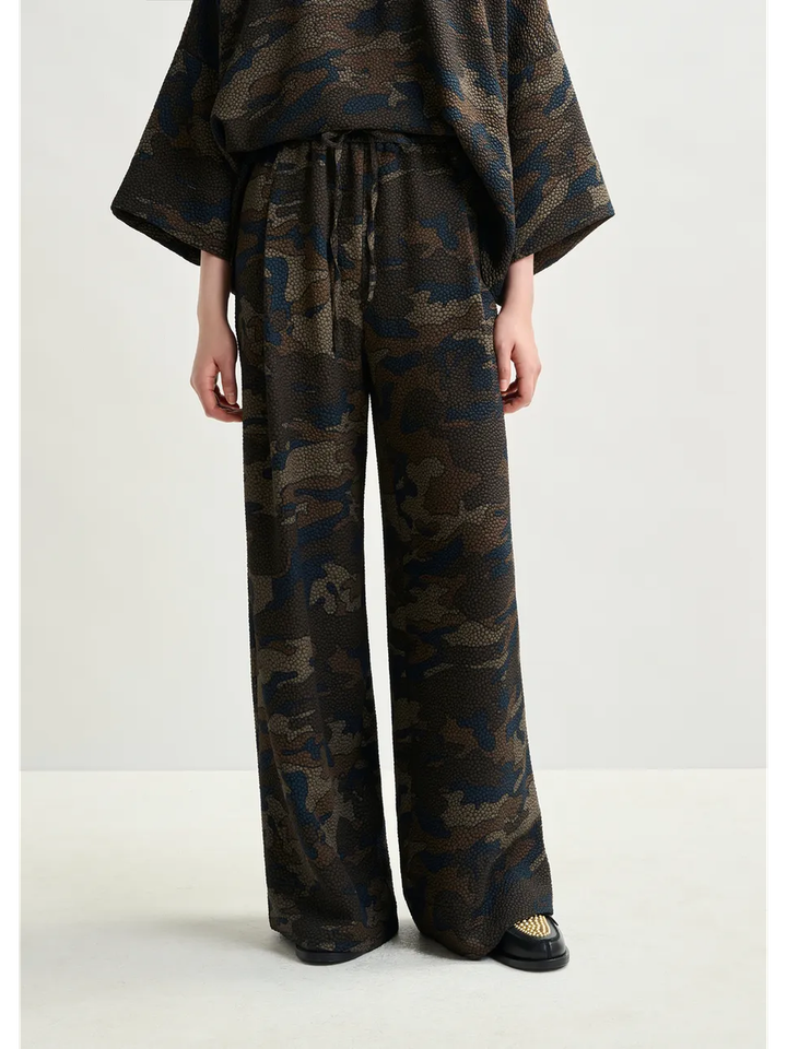 Bruin lange wijde broek Itchy Essentiel 