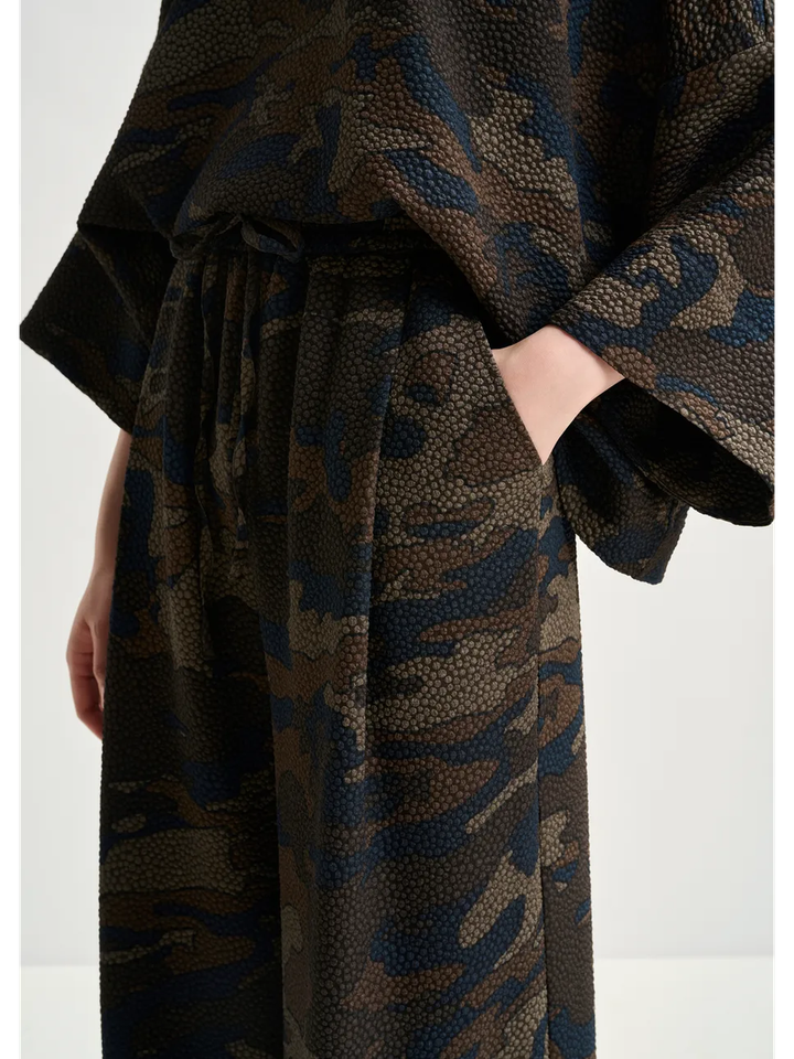 Bruin lange wijde broek Itchy Essentiel 