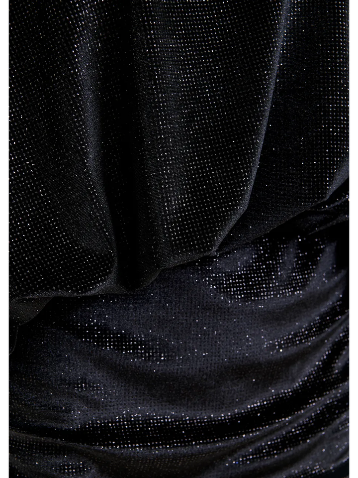 Zwart glitter gala kleed Essentiel