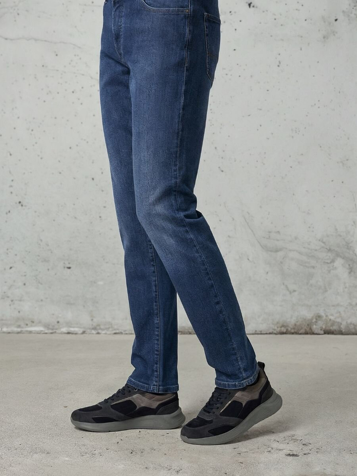 Donkerblauw lage sneakers Cycleur de Luxe