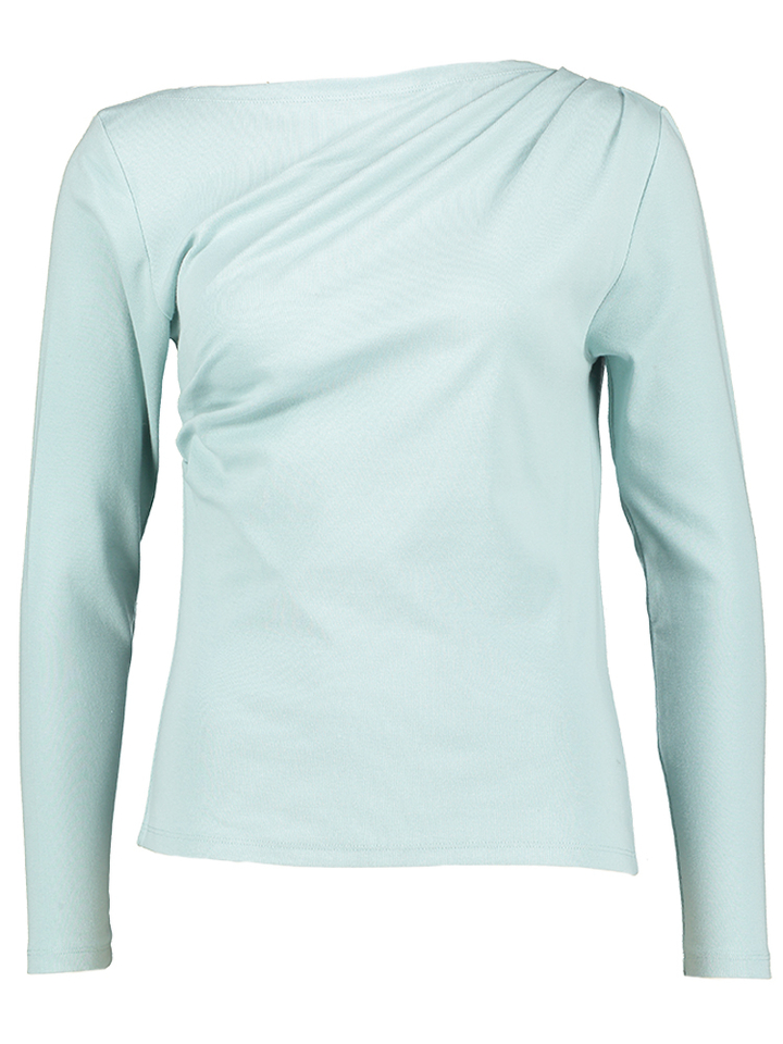 Mintgroene t-shirt met lange mouwen Elaine Nathalie Vleeschouwer