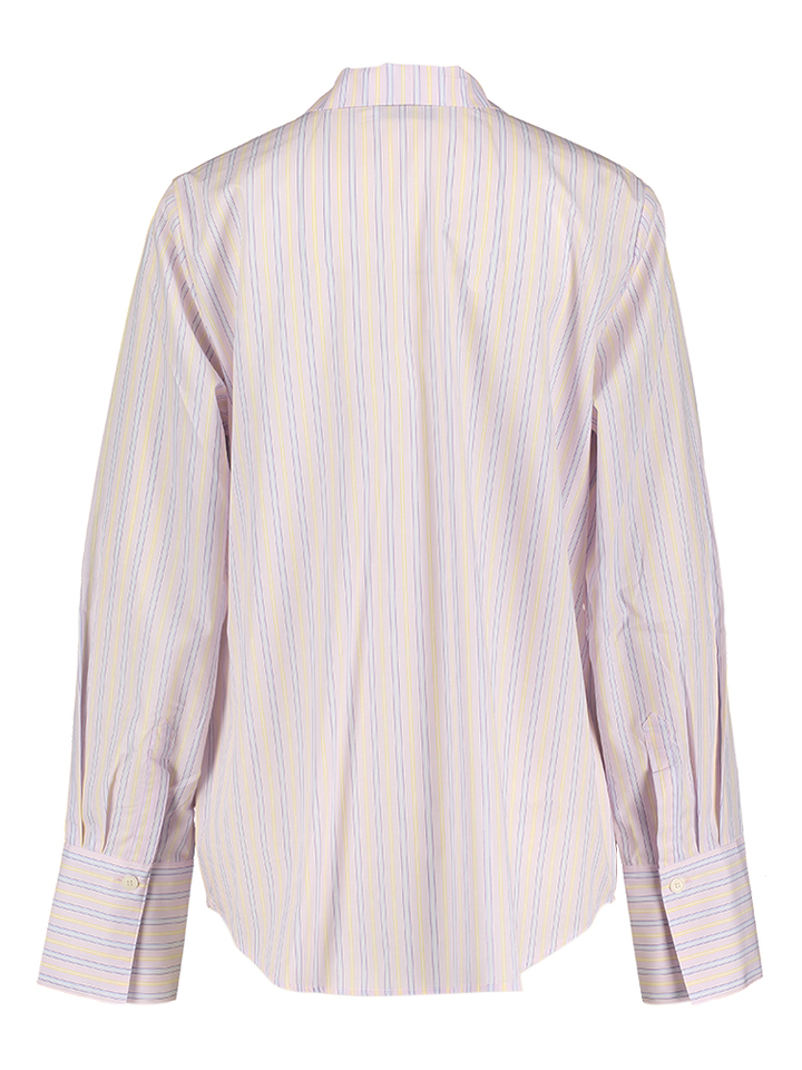 Roze gestreepte katoenen bloes Nathalie Vleeschouwer