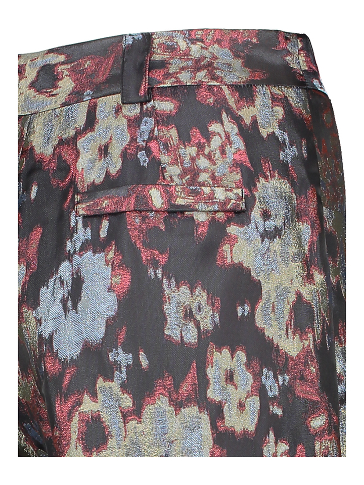 Multicolor wijde broek in bloemenprint Bolivar Nathalie Vleeschouwer 