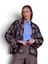 Multicolor openvallende vest met bloemenprint Flinn Nathalie Vleeschouwer 