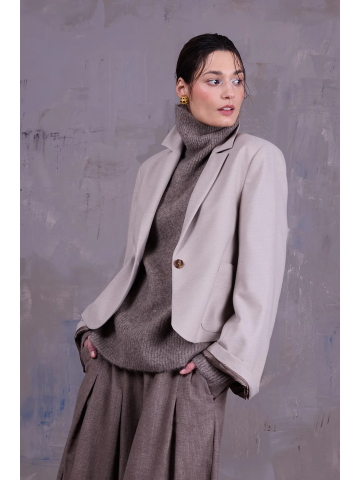Beige blazer Gaston Nathalie Vleeschouwer