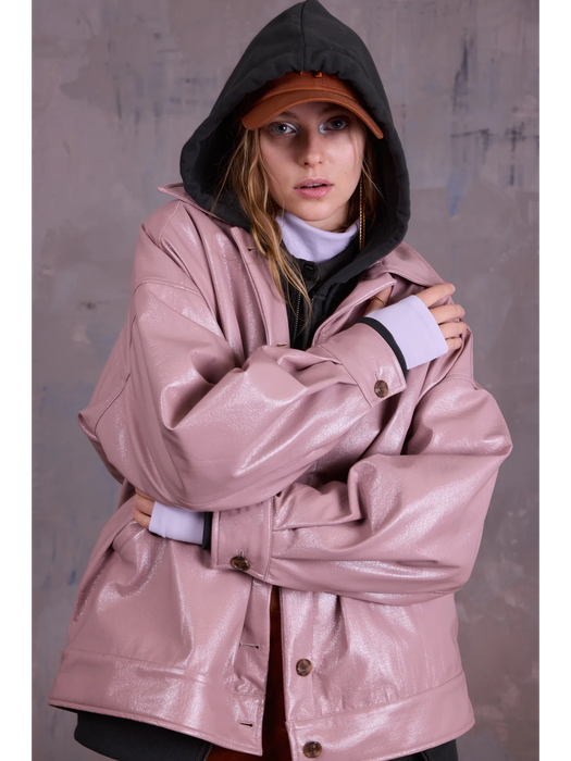 Roze jas Gerrits Nathalie Vleeshouwer