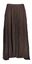 Bruine plooirok met elastiek Nimra Atmos