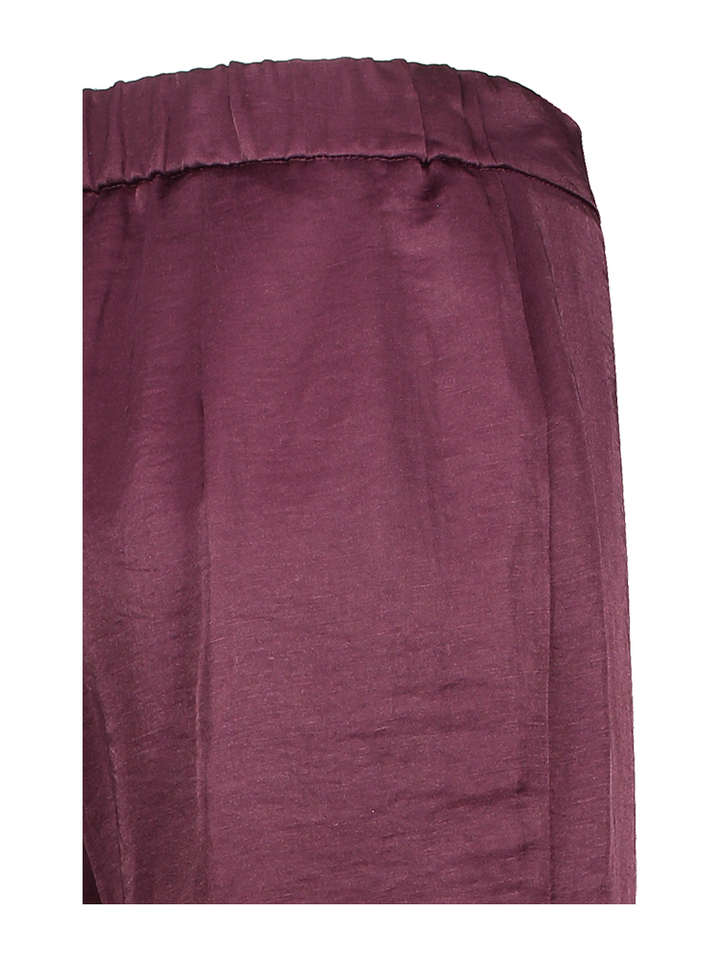 Bordeaux geklede glanzende broek Bay Atmos