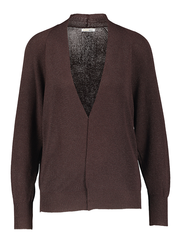 Bruine cardigan Selene Atmos 