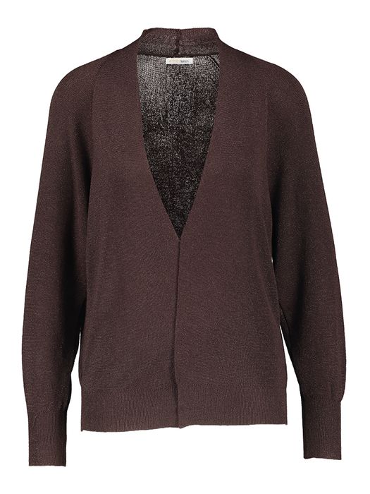 Bruine cardigan Selene Atmos