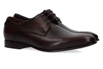 Bruine geklede veterschoenen Floris Van Bommel