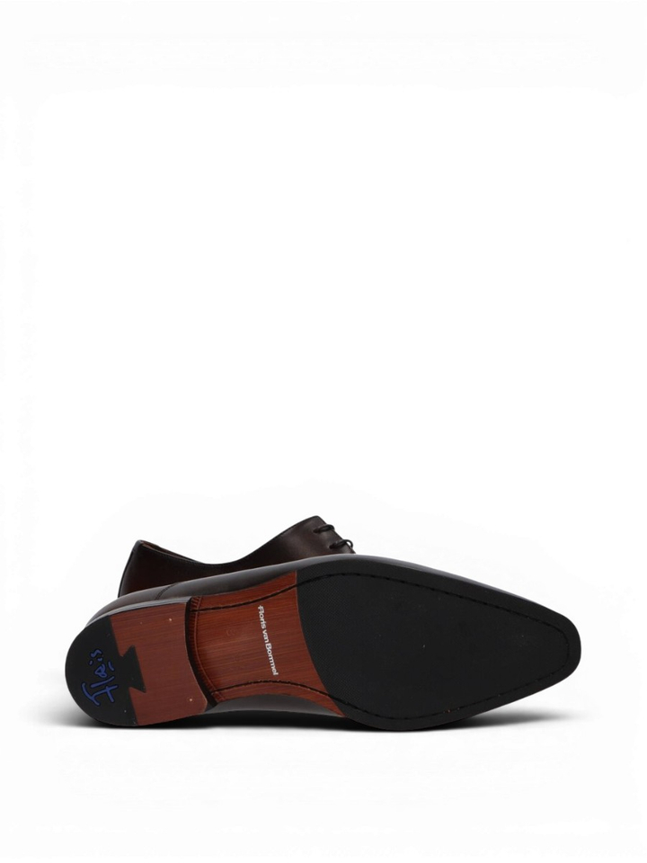 Bruine geklede veterschoenen Floris Van Bommel