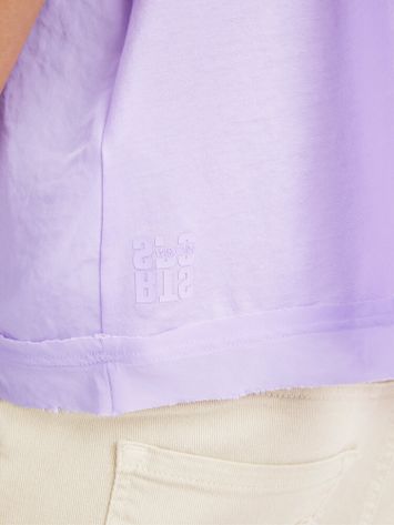 Lila soepelvallende bloes Marccain Sport 