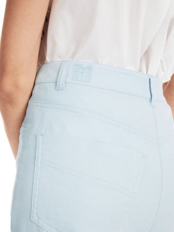 Lichtblauwe broek in jeanslook Marccain Sport 