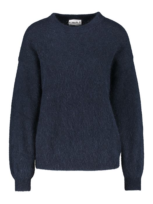Donkerblauwe trui met ronde hals Thornton Twns
