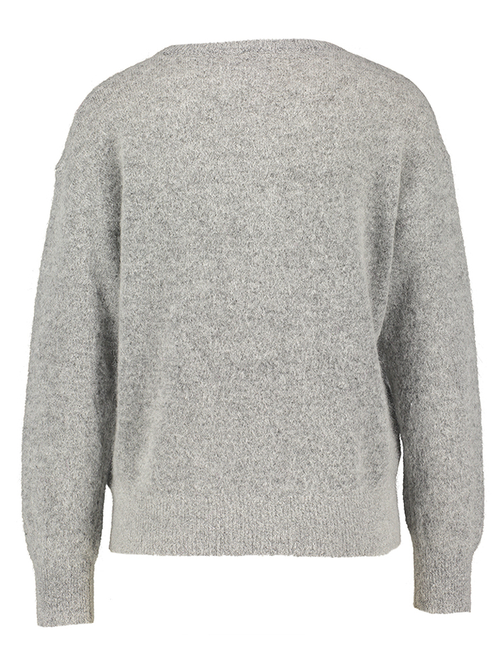 Dark grey gilet met knopen Arvada Twns