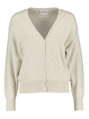 Mottled beige gilet met knopen Aspen Twns