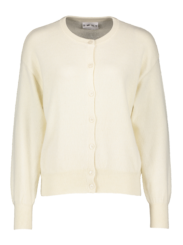 Offwhite cardigan met knopen Montrose Twns