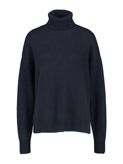 Donkerblauwe trui met rolkraag Greenley Twns