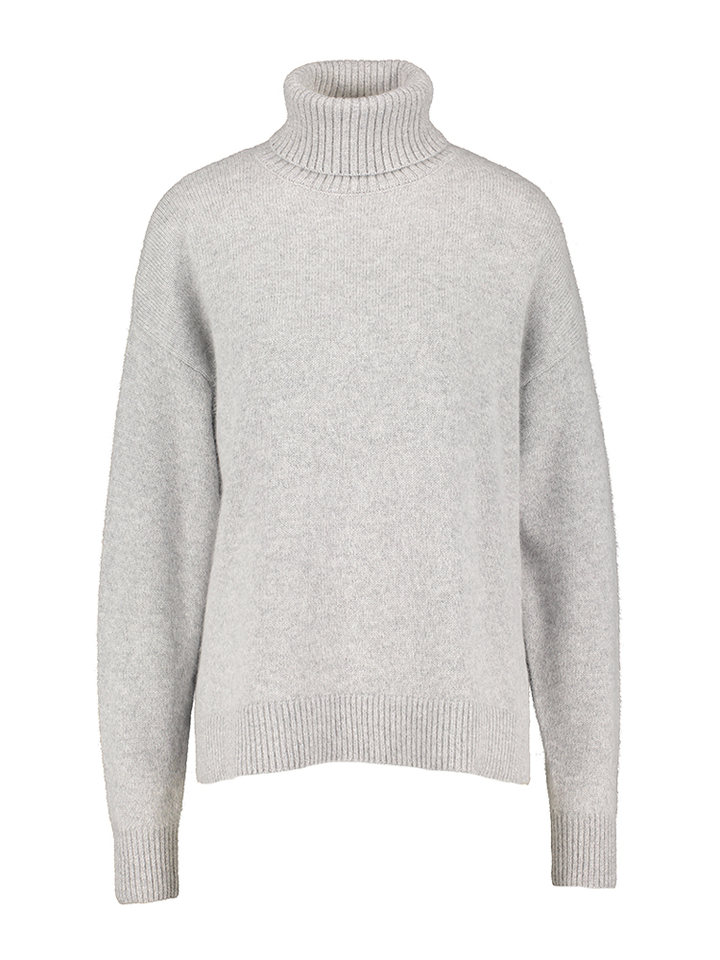 Pearl gray pull met rolkraag Greeley Twns