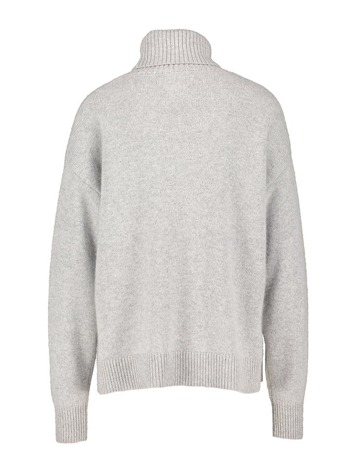Pearl gray pull met rolkraag Greeley Twns