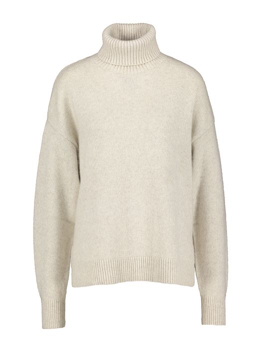 Mottled beige trui met rolkraag Greenley Twns