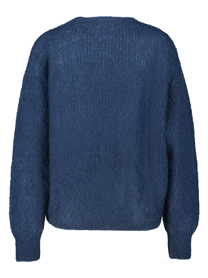 Blauwe cardigan met knopen Erie Twns 
