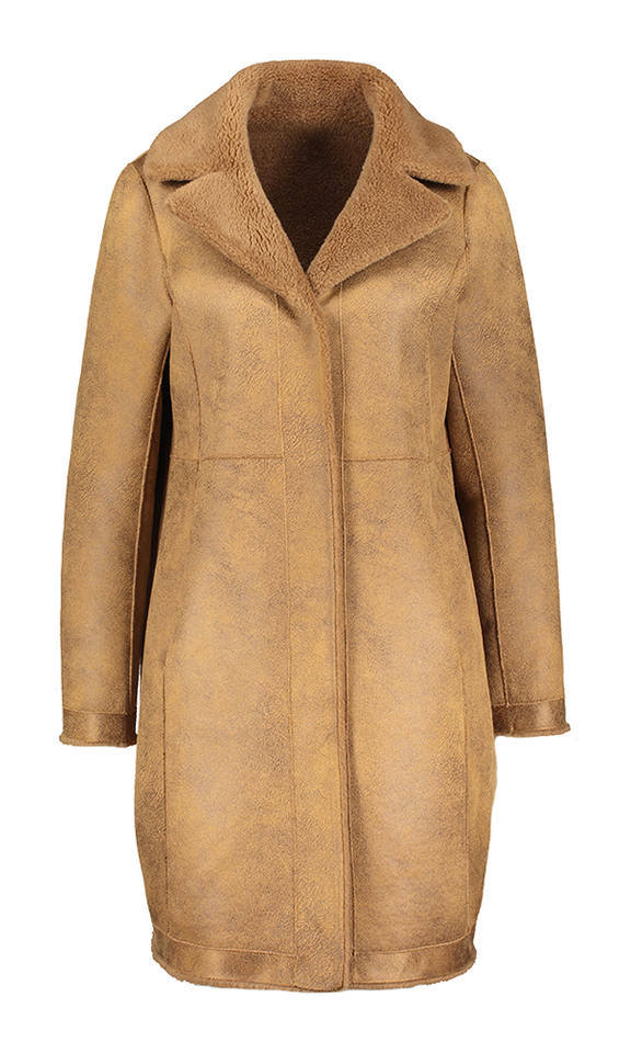 Bruine teddy jas Venus Oakwood