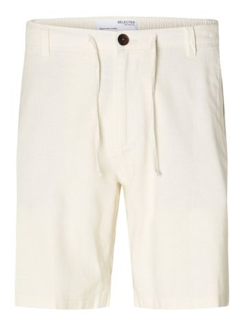 Cloud dancer/creme kleurige short Selected 