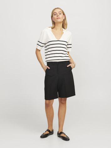 Zwarte short met plooi JJXX