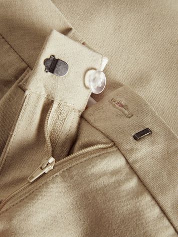Beige short met bandplooi JJXX
