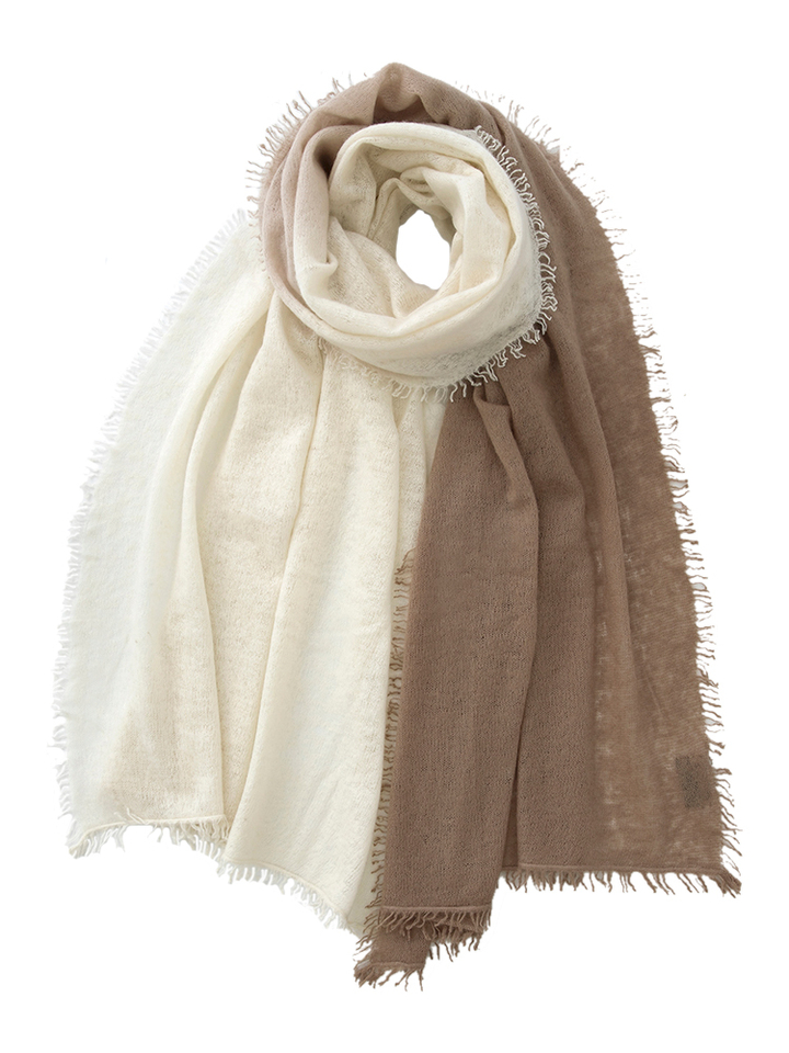 Beige sjaal in ombré Scarf