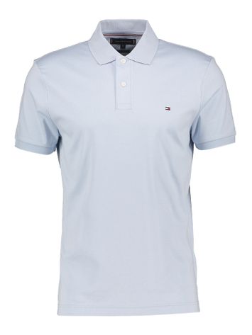 Licht blauwe katoenen polo Tommy Hilfiger 