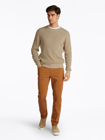 Beige gebreide trui Tommy Hilfiger 