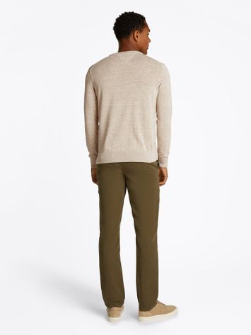Beige trui met ronde hals Tommy Hilfiger 