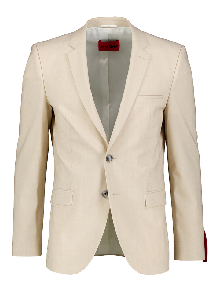 2-delig beige kostuum Hugo Boss