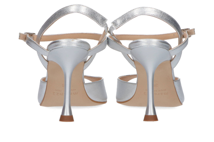 Zilver sandalen met hak Jada March 23