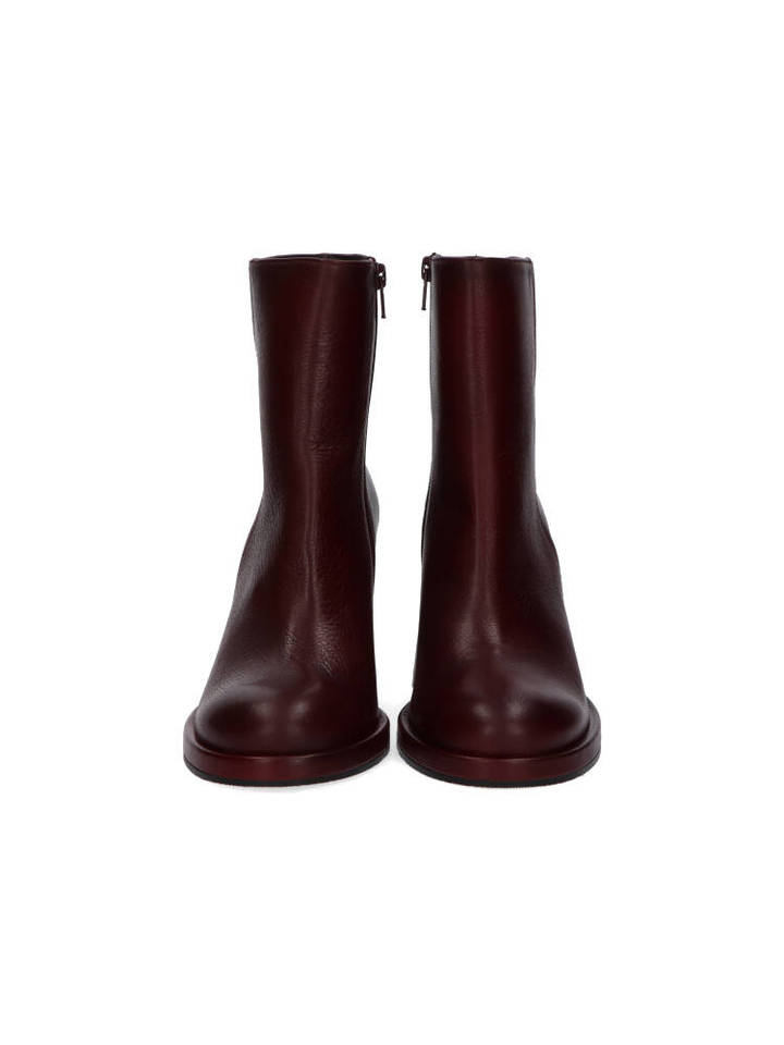 Bordo boots met blokhak Zinda 