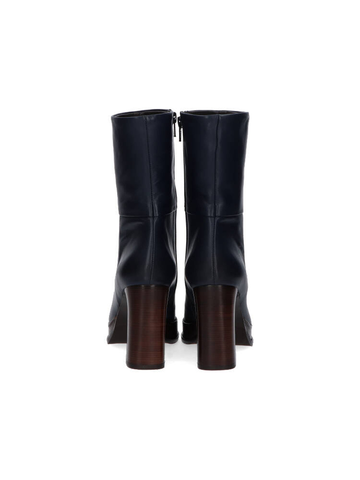 Blauwe laars met blokhak Zinda 